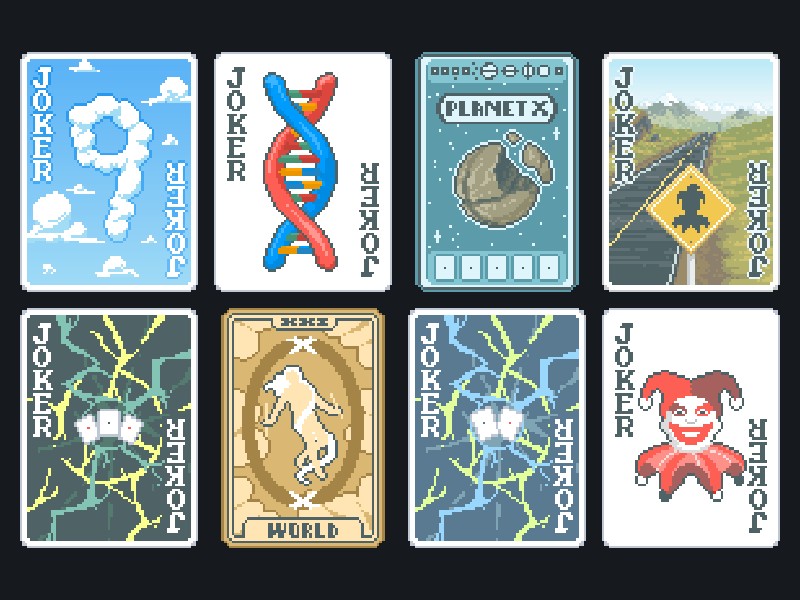 《小丑牌》遊戲內卡面
